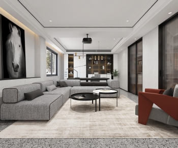 Modern A Living Room-ID:908952008