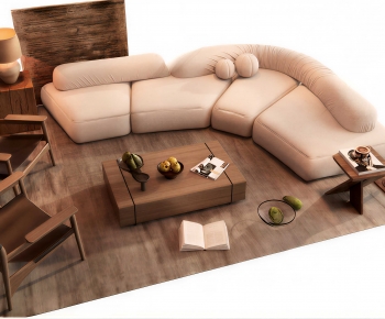 Wabi-sabi Style Sofa Combination-ID:863662004