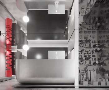 Modern Exhibition Hall-ID:573498967