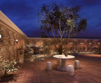New Chinese Style Courtyard/landscape-ID:578663118