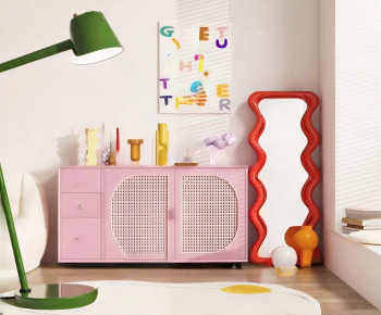 Modern Decorative Cabinet-ID:696749737