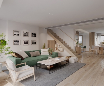 Nordic Style A Living Room-ID:556955102