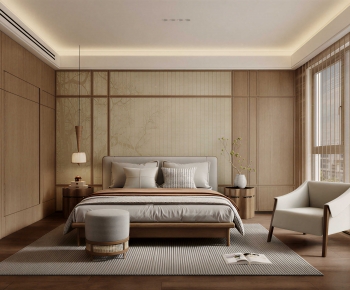 New Chinese Style Bedroom-ID:358988059