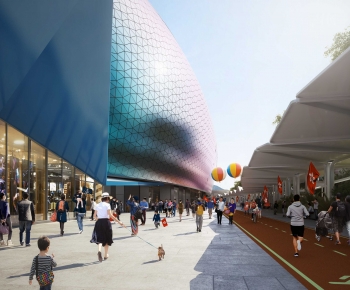Modern Appearance Of Commercial Building-ID:353293909