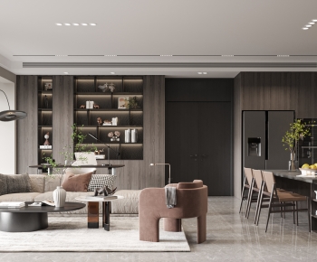 Modern A Living Room-ID:351269019