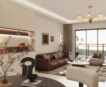 Modern A Living Room-ID:599745047