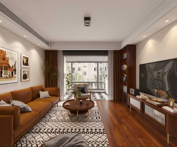 Modern A Living Room-ID:845592026