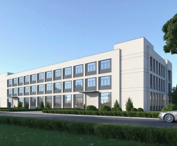 Modern Building Appearance-ID:626539956