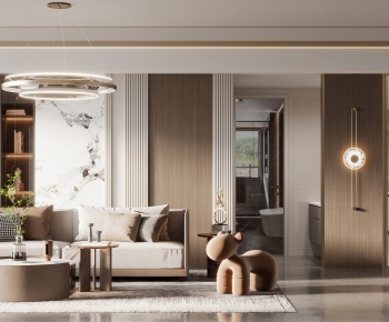 Modern A Living Room-ID:129008057