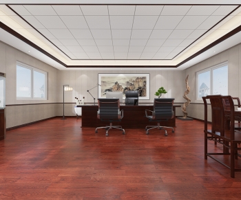 New Chinese Style Manager's Office-ID:485400921