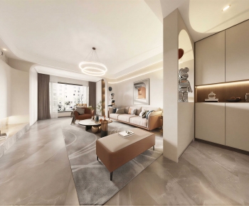 Modern A Living Room-ID:620373012
