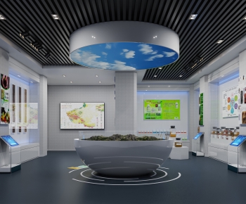 Modern Exhibition Hall-ID:655138023