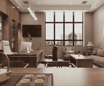 Modern Manager's Office-ID:487035998