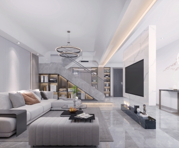 Modern A Living Room-ID:898333076