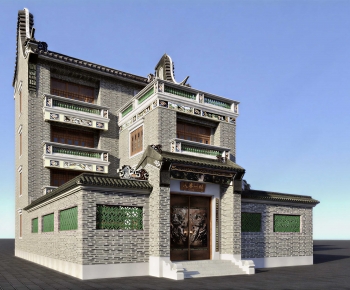 New Chinese Style Detached Villa-ID:864490034