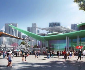 Modern Architecture Of Artistic Style-ID:672128928