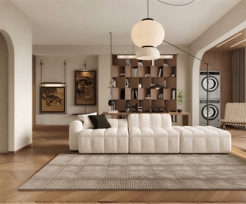 Modern A Living Room-ID:296597007