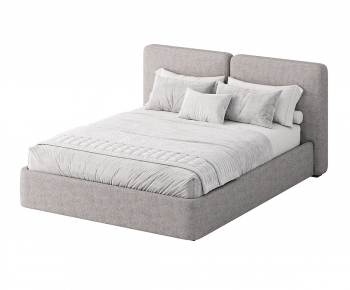 Modern Double Bed-ID:630960944