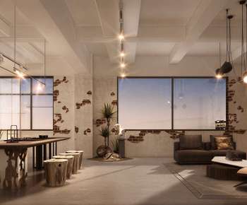 Industrial Style Reception Room-ID:936055909