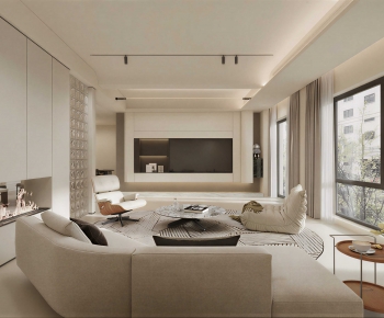 Modern A Living Room-ID:604064944