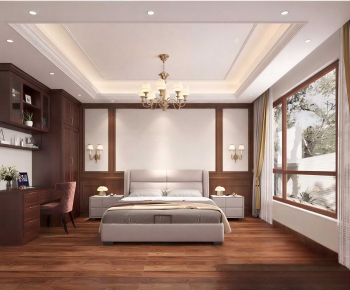 New Chinese Style Bedroom-ID:101449584