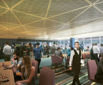 Modern Indoor Stadium-ID:964782002