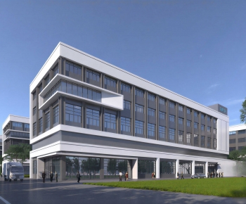 Modern Appearance Of Commercial Building-ID:377999077