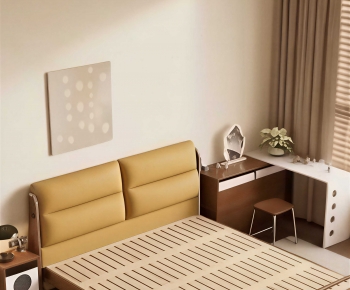 Modern Double Bed-ID:195722101