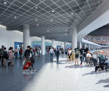 Modern Indoor Stadium-ID:522658881