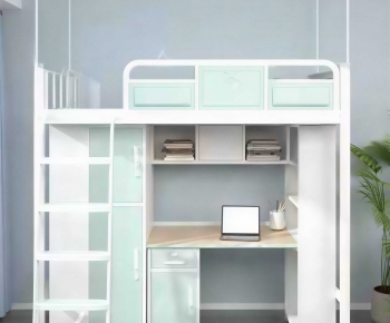 Modern Bunk Bed-ID:667485955