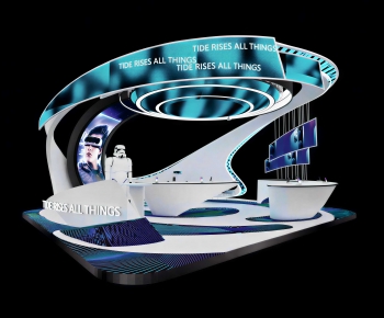 Modern Exhibition Hall-ID:380523924