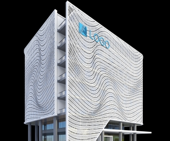 Modern Appearance Of Commercial Building-ID:939754961