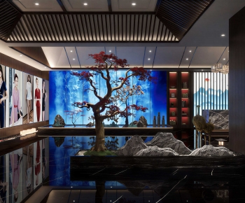 New Chinese Style Exhibition Hall-ID:791457895
