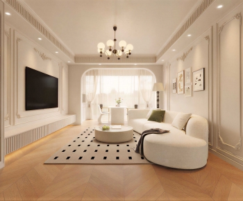 Modern A Living Room-ID:457894099