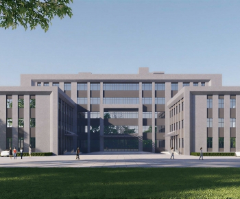 Modern Appearance Of Commercial Building-ID:692646989