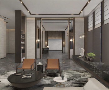 Modern A Living Room-ID:614403969