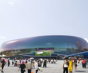 Modern Architecture Of Artistic Style-ID:459445956