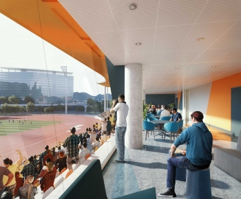 Modern Indoor Stadium-ID:563676122