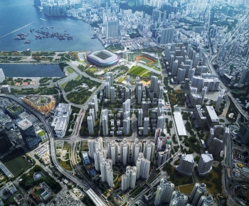 Modern Architectural Bird's-eye View Planning-ID:129265078