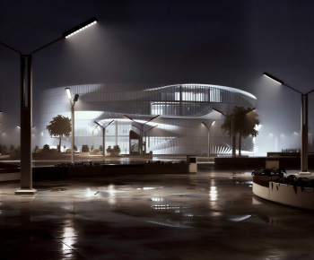 Modern Park Landscape-ID:457786086
