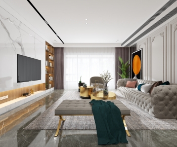 Modern A Living Room-ID:106861119
