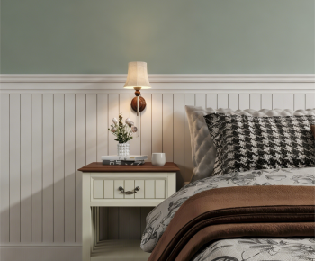 American Style Bedside Cupboard-ID:155111073