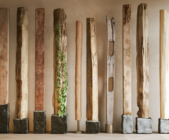 Wabi-sabi Style Column-ID:553088906