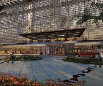 Modern Facade Element-ID:217135912