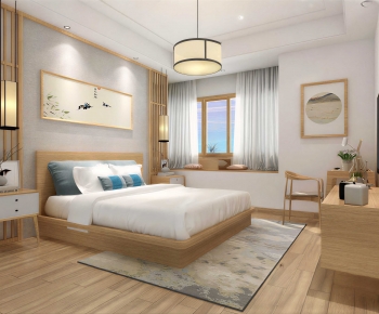 New Chinese Style Bedroom-ID:736999038