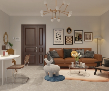 Nordic Style A Living Room-ID:411669974