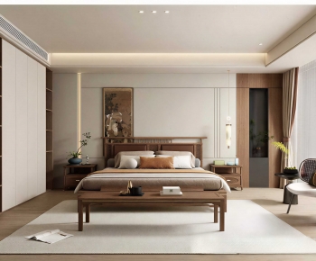 New Chinese Style Bedroom-ID:809492112
