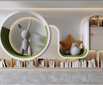 Modern Children's Reading Room-ID:592951067