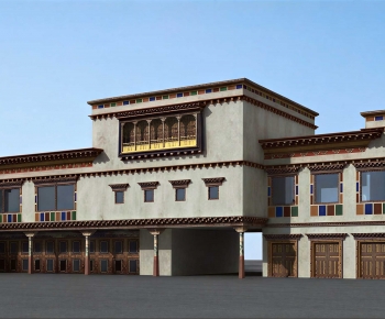 New Chinese Style Appearance Of Commercial Building-ID:858991111