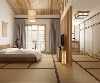 Japanese Style Bedroom-ID:478221895
